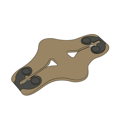 Leather neck strap