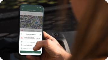 RAD - Page header - mobile